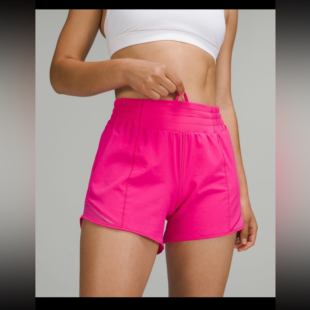Lululemon Hotty Hot High Rise Lined Shorts 4”